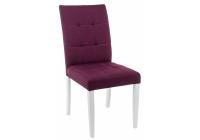 Стул деревянный Madina white / fabric purple фото Стул деревянный Madina white / fabric purple. Фото №1