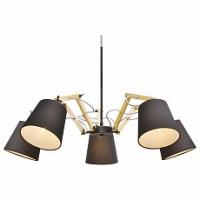 Подвесная люстра Arte Lamp Pinocchio A5700LM-5BK фото Подвесная люстра Arte Lamp Pinocchio A5700LM-5BK. Фото №1