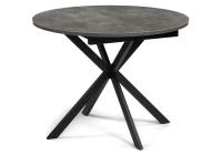 Стол деревянный Сурео 2 камень темный / черный. Фото №1