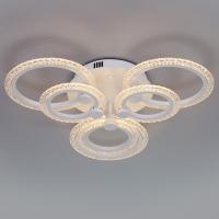 Потолочная люстра Eurosvet Wellen 90226/6 белый. Фото №1