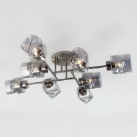 Потолочная люстра Eurosvet Hilari 30165/8 черный жемчуг. Фото №1