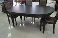 Стол обеденный раскладной Людовик ГМ 6090 (овальный). Фото №1