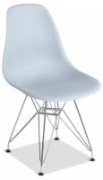 Стул Secret De Maison CINDY IRON CHAIR (EAMES) (mod. 002) металл, пластик, 51x46x82,5, серый (поставляется по 4 шт). Фото №1