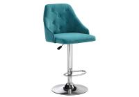 Барный стул Laguna blue velour фото Барный стул Laguna blue velour. Фото №1