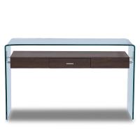 Консоль F-GW709 прозрачный/коричневый Консоль F-GW709 прозрачный/коричневый. Фото №1