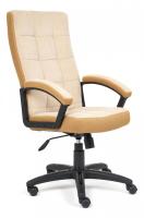 Кресло TRENDY флок/ткань, бежевый/бронза, 7/TW-21 Кресло TRENDY флок/ткань, бежевый/бронза, 7/TW-21