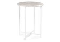 Журнальный стол, Грейс мрамор серый / белый. Фото №1