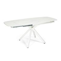 Стол Ridge (mod. 8068) (белый мрамор/белый) фото Стол Ridge (mod. 8068) (белый мрамор/белый)