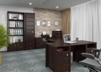 Изабель набор мебели для кабинета орех темный