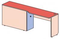Стол-тумба для двухэтажного блока Силуэт фото Стол-тумба для двухэтажного блока Силуэт. Фото №1