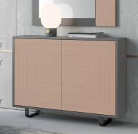 Узкая тумба NORA 3008.2 Plomo/Almendra