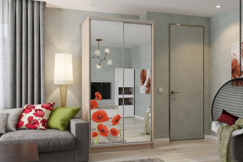 Рио 4-600 маки (полки справа) дуб млечный. Фото №2