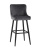 Стул барный Ститч велюр серый. Фото №2