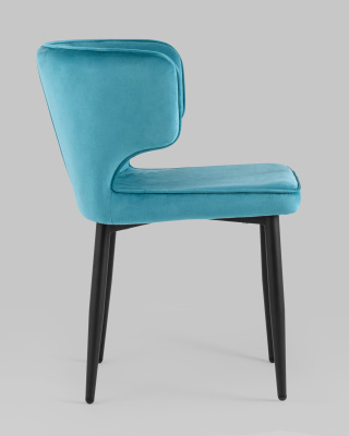 Стул Матео велюр темно-бирюзовый. Фото