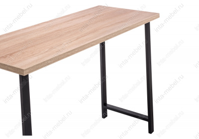 Стол Лофт сонома / черный матовый. Фото