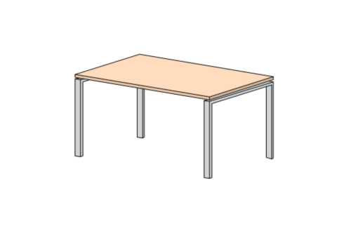 Стол писменный прямоугольный глубиной 800 мм Европа Лайт. Фото №1