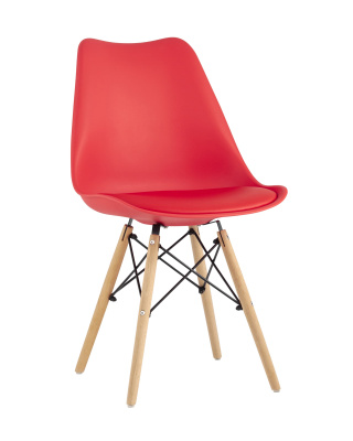 Стул Eames Soft красный фото Стул Eames Soft красный. Фото №2