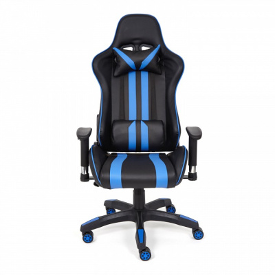 Кресло iCar, кож/зам, черный/синий (id: ) фото Кресло iCar, кож/зам, черный/синий (id: ). Фото