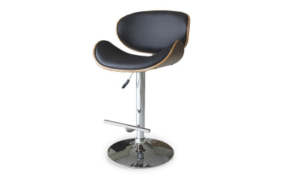 Стул барный JY1076 черный/хром. Фото №5