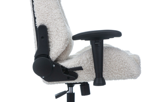 Кресло игровое Knight T1 молочный экомех с подголов. крестовина металл. Фото №10