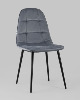 Стул Тейлор велюр серый фото Стул Тейлор велюр серый. Фото