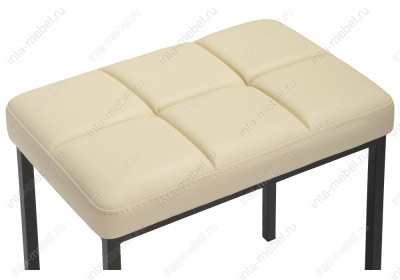 Банкетка Дион кожзам d1 / черный матовый фото Банкетка Дион кожзам d1 / черный матовый. Фото