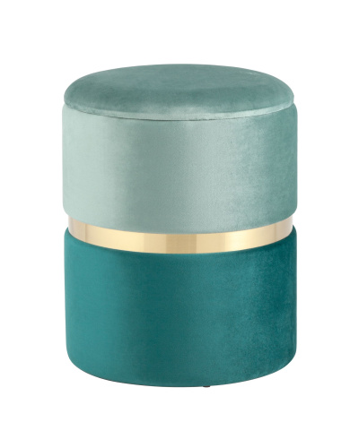 Пуф Кэрри с ящиком велюр бирюзовый. Фото №2