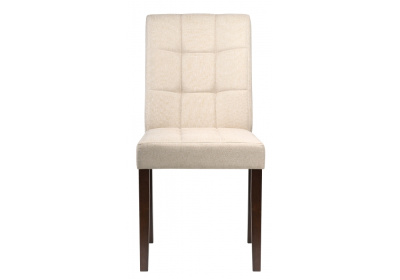 Стул деревянный Madina dark walnut / fabric cream фото Стул деревянный Madina dark walnut / fabric cream. Фото №3