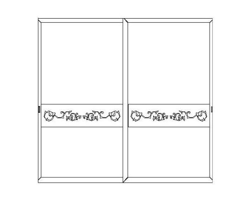Шкаф-купе для одежды Соната ММ-283-01/02Р. Фото №1