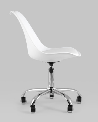 Стул офисный BLOK NEW пластиковый белый. Фото №4