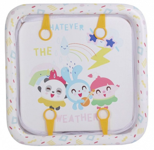 Манеж Polini Kids Малышарики Солнечный день, белый фото Манеж Polini Kids Малышарики Солнечный день, белый. Фото №8
