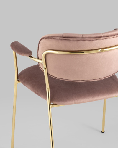 Стул Кэрол пыльно-розовый. Фото №8