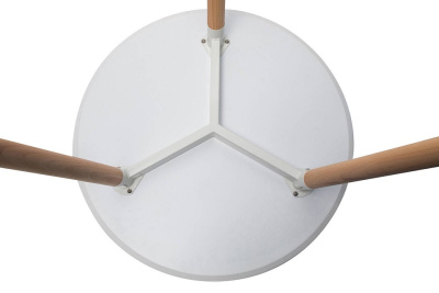 Стол Пиза 800*800*740 круглый Белый. Фото