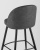 Стул барный Лион темно-серая экокожа фото Стул барный Лион темно-серая экокожа. Фото №9