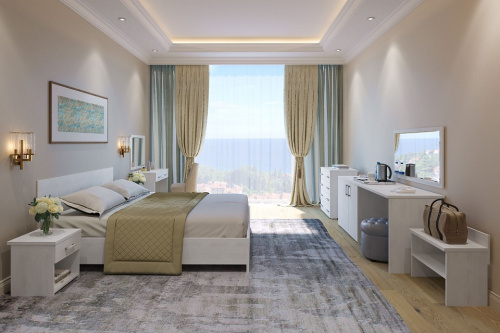 кровать Виктория  северное дерево светлое. Фото №2