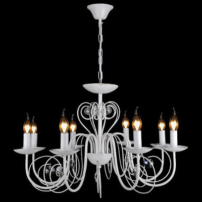 Подвесная люстра Eurosvet Tomas 60018/8 белый с золотом фото Подвесная люстра Eurosvet Tomas 60018/8 белый с золотом. Фото №2