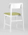 Стул ODEN WHITE оливковый 2 шт.. Фото №7