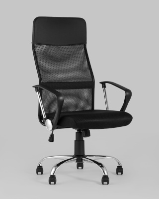 Кресло офисное TopChairs Benefit черное фото Кресло офисное TopChairs Benefit черное. Фото №3