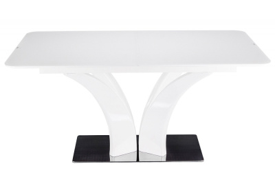 Стол стеклянный Horns 160 super white. Фото №4