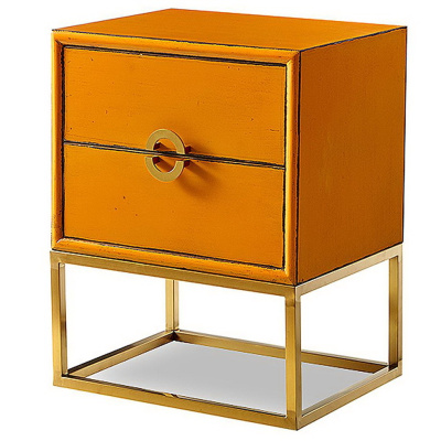 Тумба прикроватная ESF FL-7814 оранжевая фото Тумба прикроватная ESF FL-7814 оранжевая. Фото №3