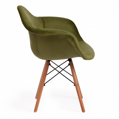 Кресло Secret De Maison CINDY SOFT (EAMES) (mod. 101) дерево береза/металл/мягкое сиденье/ткань, 61 х 60 х 80 см , зеленый (HLR 54)/натураль фото Кресло Secret De Maison CINDY SOFT (EAMES) (mod. 101) дерево береза/металл/мягкое сиденье/ткань, 61 х 60 х 80 см , зеленый (HLR 54)/натураль. Фото №2