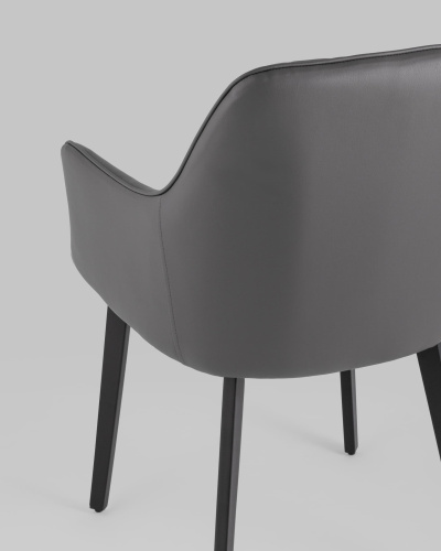 Стул Прайм экокожа серая. Фото №8