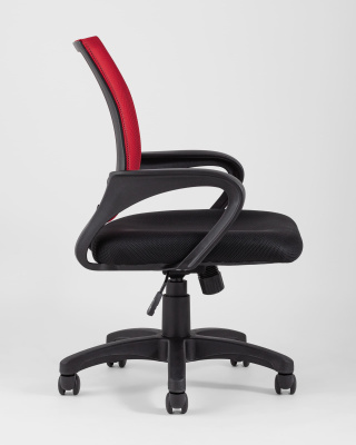 Кресло офисное TopChairs Simple красное фото Кресло офисное TopChairs Simple красное. Фото №4
