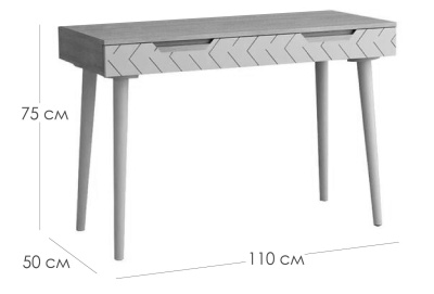 Стол туалетный Сканди Жемчужно-белый фото Стол туалетный Сканди Жемчужно-белый. Фото №3