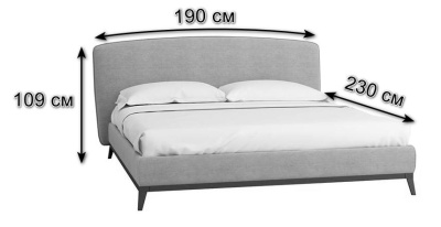 Кровать с ортопедическим основанием 1.6 Сканди Лайт Бежевый фото Кровать с ортопедическим основанием 1.6 Сканди Лайт Бежевый. Фото №3