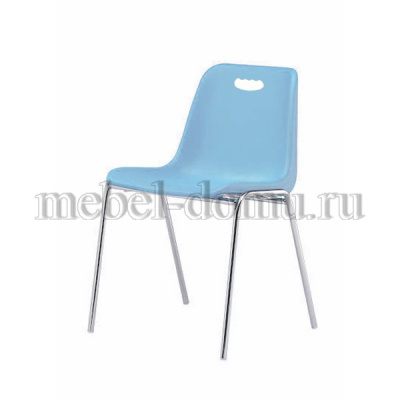 Кресло SASKIA (mod. 8283) металл/ткань, 55 х 61 х 85см, синий (G062-48)/черный (поставляется по 2 шт). Фото