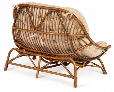 Софа VENICE / с подушкой / 132x105x90 см, coco brown (коричневый кокос), подушка ткань Старт. Фото