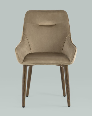 Стул Диана велюр бежевый. Фото №5