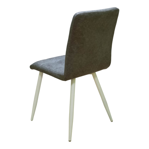 Стул Доби (Каркас (белый 9016 матовый) тк. коллекции Safari серый 018). Фото №7