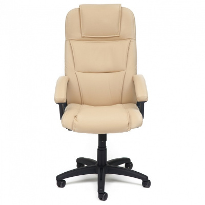 Компьютерное кресло BERGAMO кож/зам, бежевый, 36-34  id -. Фото №2